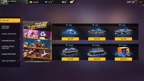 FF Glory APK (Free Fire) Screenshot