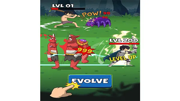 Hero Hero Clicker Mod APK (Unlimited Money) Screenshot
