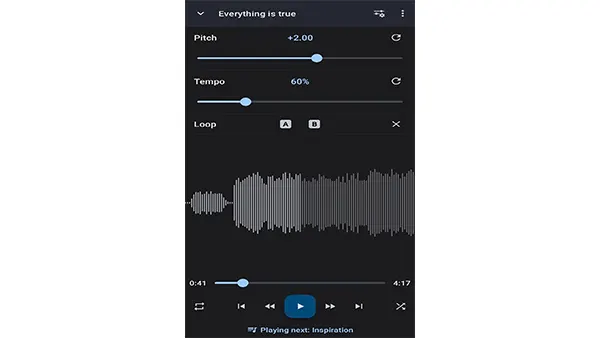 Music Speed Changer Mod APK (Pro Unlocked) Screenshot