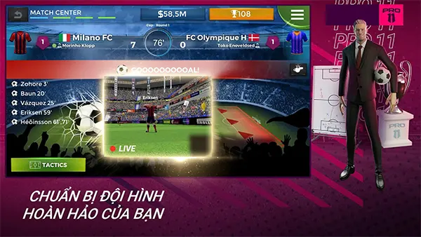 Pro 11 Mod APK (Unlimited Resources) Screenshot