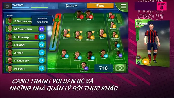 Pro 11 Mod APK (Unlimited Resources) Screenshot