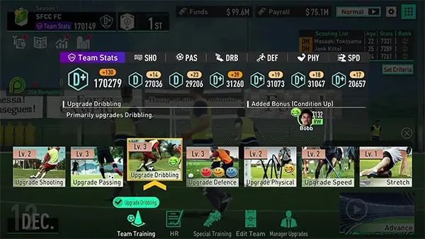 SEGA FOOTBALL CLUB CHAMPIONS APK Screenshot