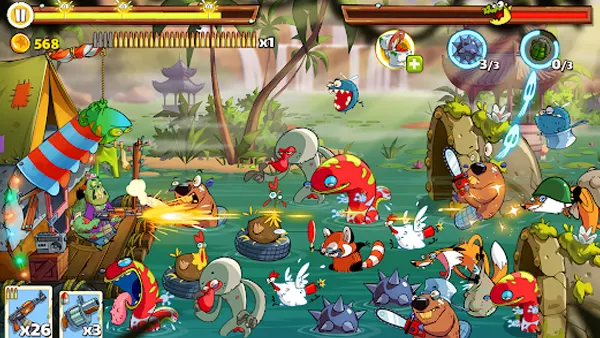 Swamp Attack 2 Mod APK (Unlimited money) Screenshot