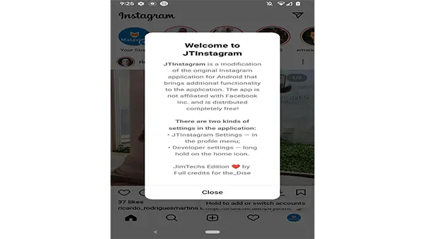 JTInstagram APK Screenshot
