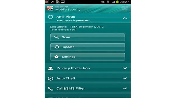 Kaspersky APK (Premium) Screenshot