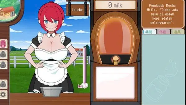Milk Farm With Maid Girl APK Screenshot