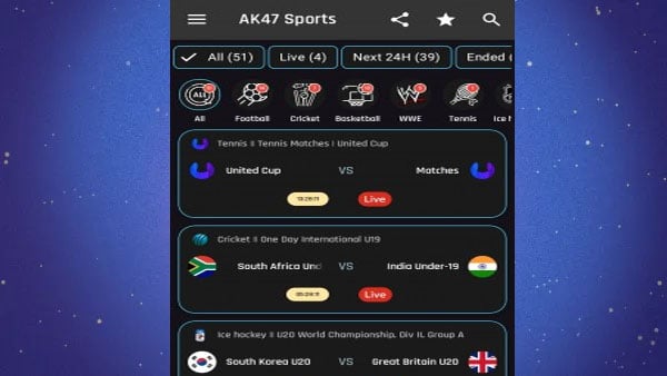 AK47 Sports APK Screenshot