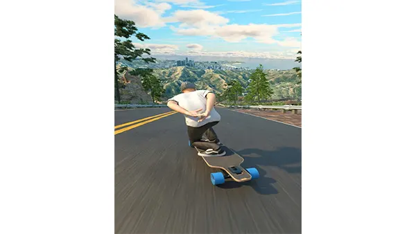 Downhill Race League Mod APK (Unlimited Money) Screenshot