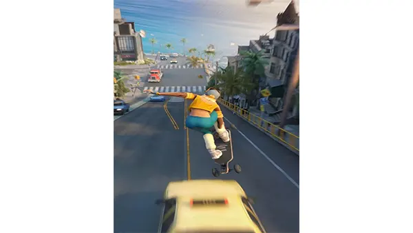 Downhill Race League Mod APK (Unlimited Money) Screenshot