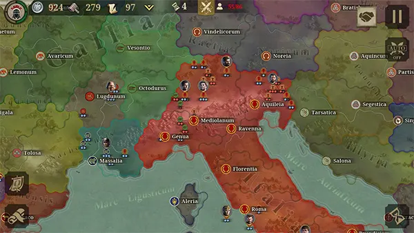 Great Conqueror Rome Mod APK (Unlimited Money) Screenshot