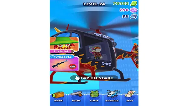 Helicopter Escape 3D Mod APK (Unlimited Money) Screenshot