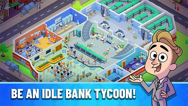 Idle Bank Tycoon Mod APK (Unlimited Money) Screenshot