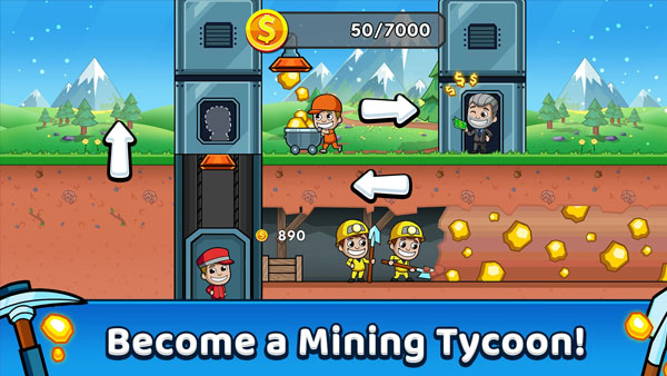 Idle Miner Tycoon Mod APK (Unlimited Cash, Coins) Screenshot