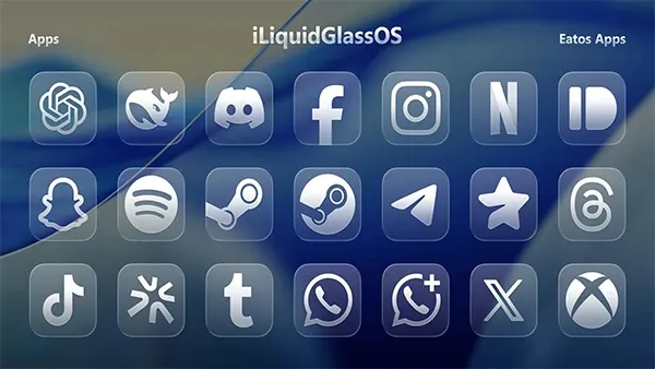 iLiquidGlassOS APK Screenshot