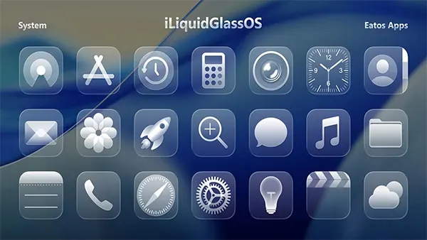 iLiquidGlassOS APK Screenshot
