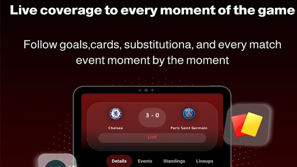 Koora Live Mod APK (Live Score) Screenshot