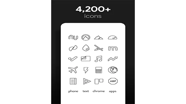 Lines Dark Pro Mod APK (Full Version) Screenshot