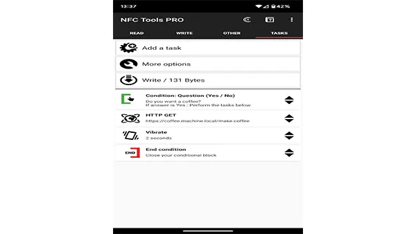 NFC Tools Pro Edition APK Screenshot