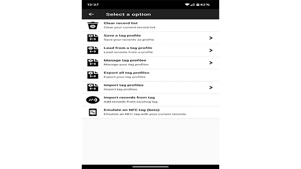 NFC Tools Pro Edition APK Screenshot