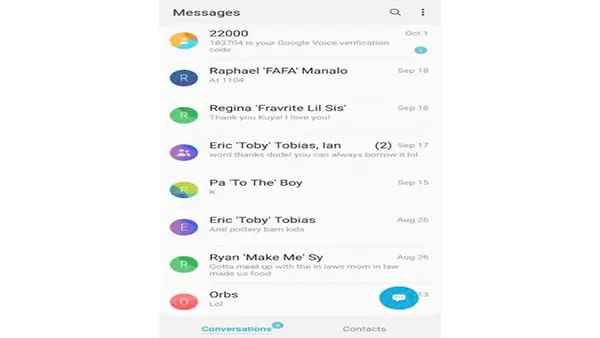 Samsung Messages APK Screenshot