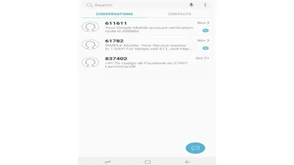 Samsung Messages APK Screenshot