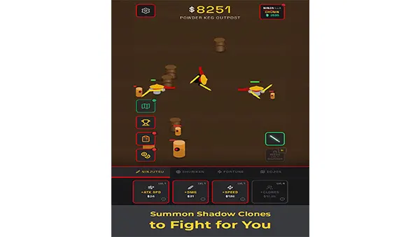 Shinobi Idle Arena Mod APK (Free Shopping) Screenshot