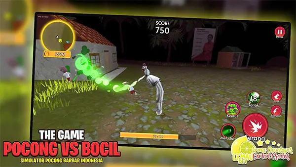 Simulator Pocong vs Bocil 3D Mod APK (Unlimted Money) Screenshot