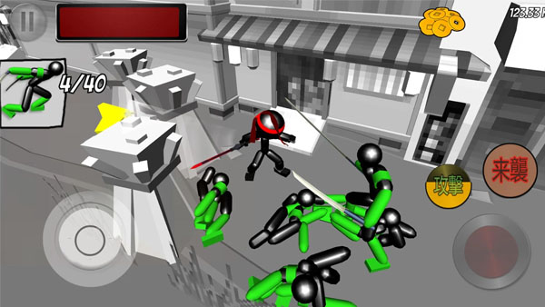 Stick Ninja Fight Mod APK (Unlimited Money) Screenshot
