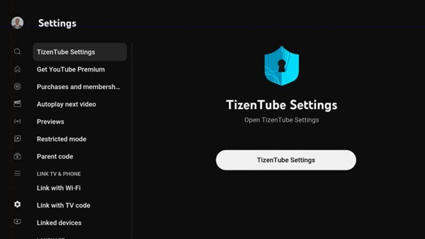 TizenTube APK Screenshot
