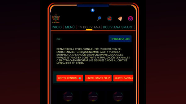 Tv Boliviana APK Screenshot