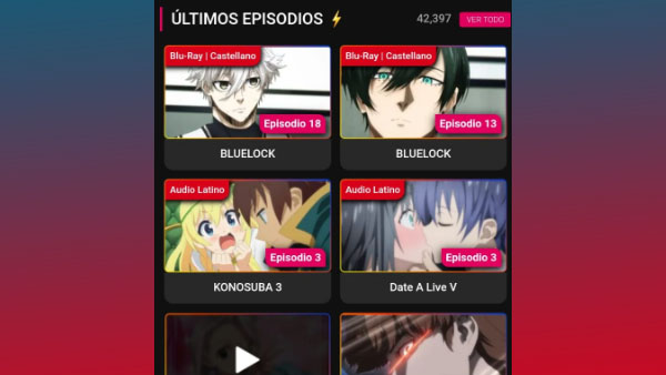 VER ANIME APK Screenshot
