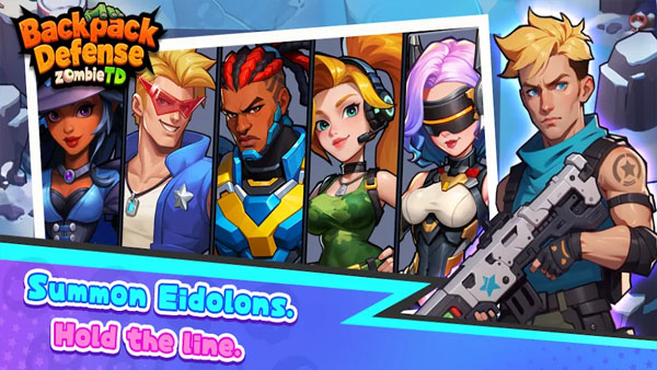 Backpack Defense Mod APK (Menu, Dumb Enemy, Speed) Screenshot