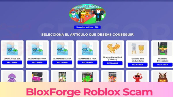BloxForge APK Screenshot