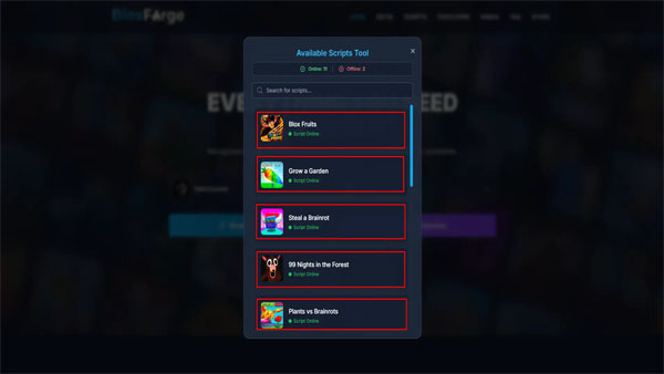 BloxForge APK Screenshot