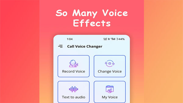 Call Voice Changer Mod APK Screenshot