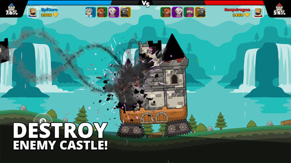 Castle Busters Mod APK (Unlimited Money) Screenshot