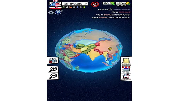 Country Balls: World Battle Mod APK (Unlimited Money) Screenshot