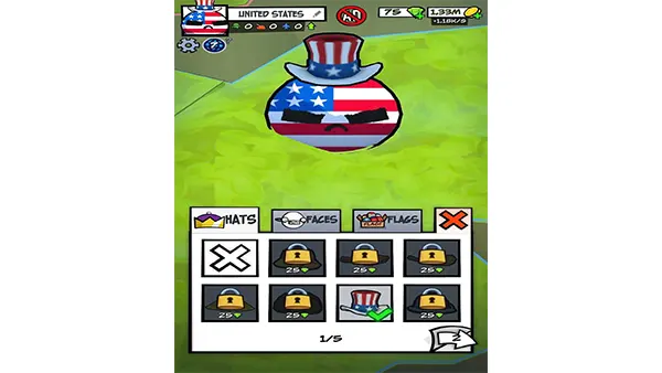 Country Balls: World Battle Mod APK (Unlimited Money) Screenshot
