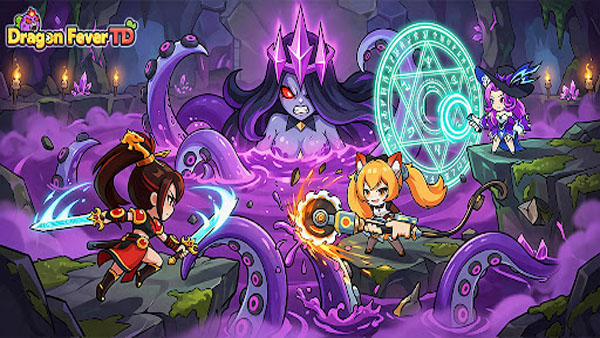 Dragon Fever TD! Mod APK (Menu, Damage) Screenshot