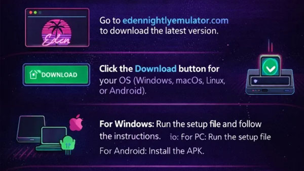 Eden Nightly APK Screenshot