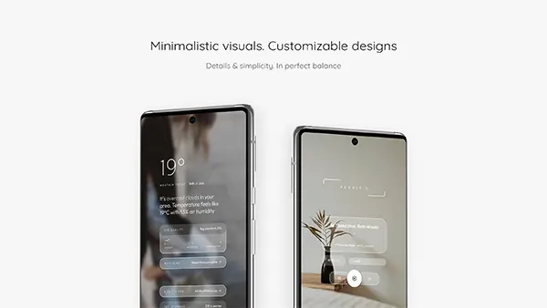 Elements KWGT APK (Full Version) Screenshot