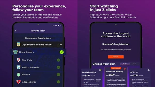 Fanatiz Mod APK (Premium) Screenshot