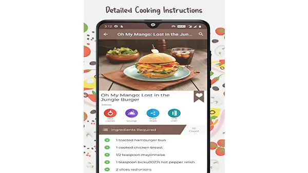 Hamburger Recipes APK Screenshot