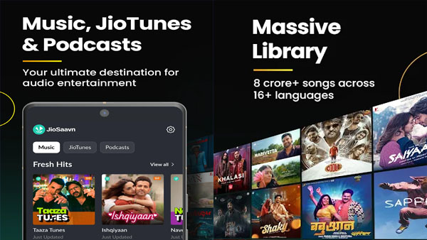 JioSaavn Mod APK (Premium Unlocked) Screenshot