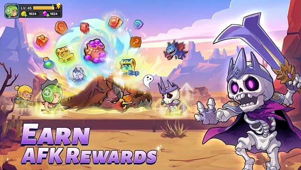 Mini Heroes: Magic Throne Mod APK (Menu, Damage, Defense Multiplier) Screenshot
