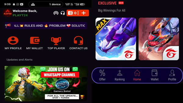 PLAYT24 APK Screenshot