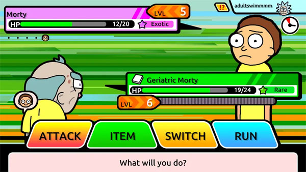 Pocket Mortys Mod APK (Unlimited Coupons/Schmeckles) Screenshot