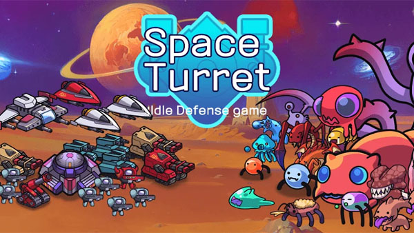 Space Turret Defence Mod APK (Damage Multiplier, God Mode) Screenshot