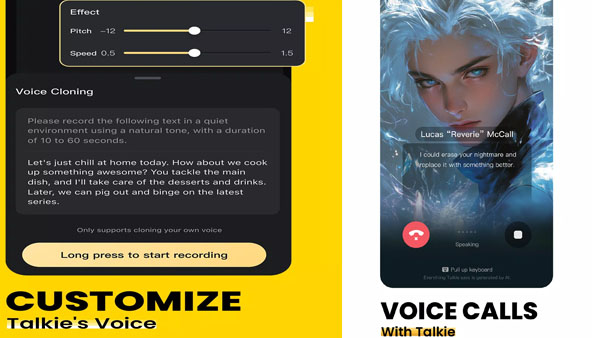 Talkie APK (Premium Unlocked) Screenshot