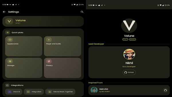 Velune APK Screenshot
